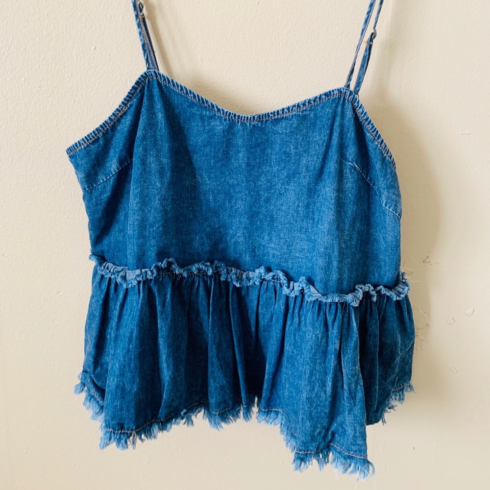 Raw hem o-ring zip